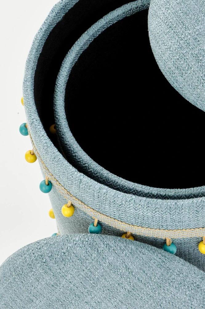 Fotelis GRADO set of two color: light mėlynas