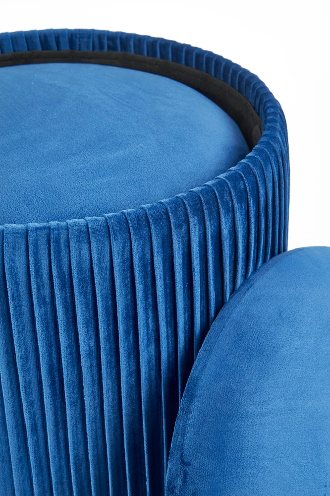 Fotelis Blue MONTY set of two stools: color: dark mėlynas