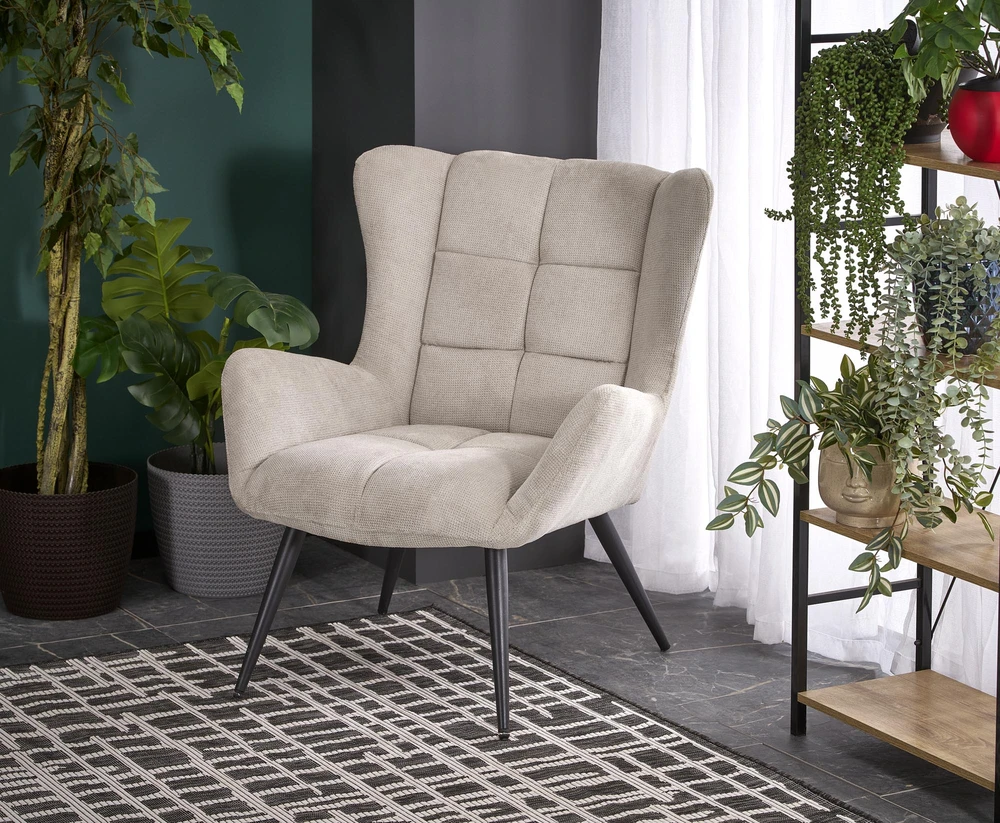 Fotelis BYRON leisure chair, beige