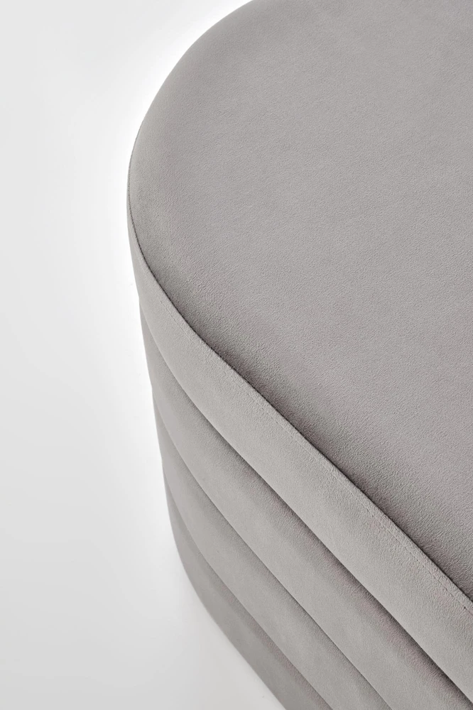 Fotelis CALPI bench with storage function, pilkas