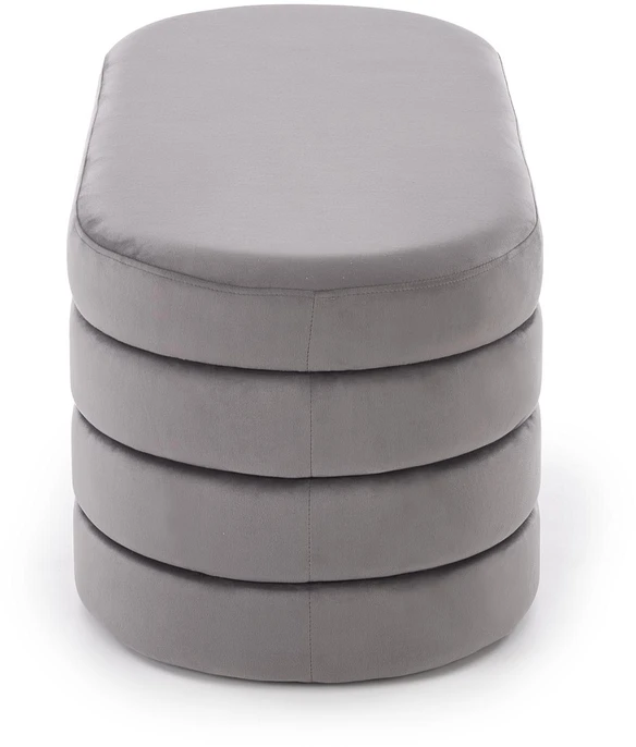 Fotelis CALPI bench with storage function, pilkas