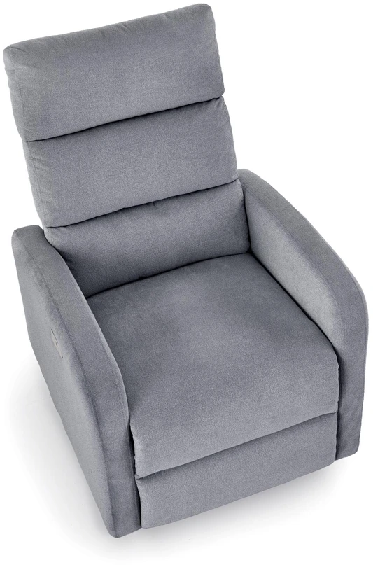 Fotelis CARINIO leisure chair, pilkas