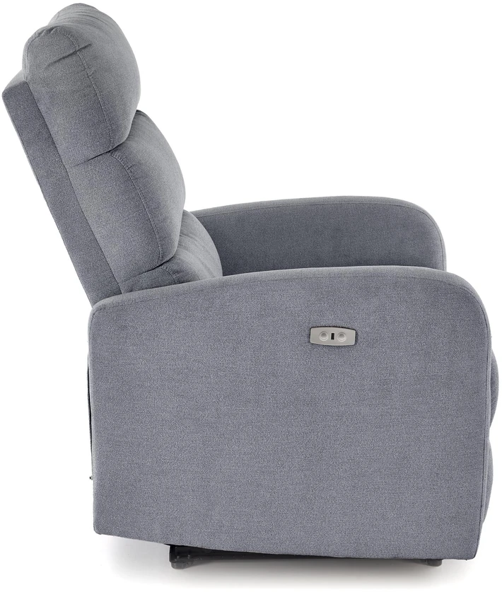 Fotelis CARINIO leisure chair, pilkas