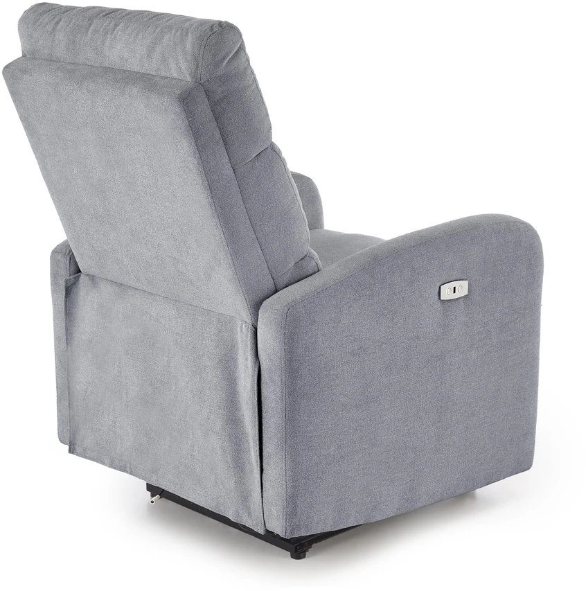 Fotelis CARINIO leisure chair, pilkas