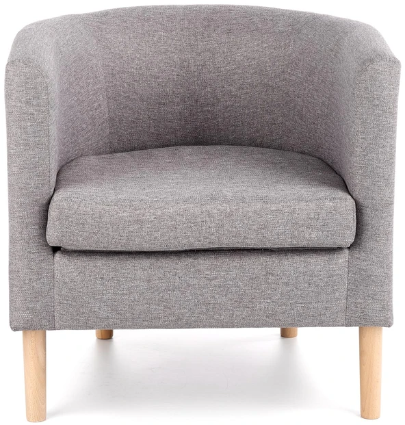 Fotelis CLUBBY chair, color: pilkas
