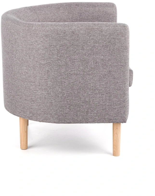 Fotelis CLUBBY chair, color: pilkas