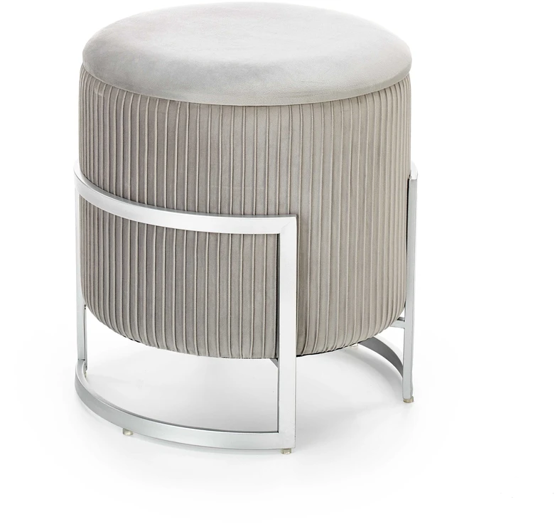 Fotelis CRICKET pouffe color: light pilkas