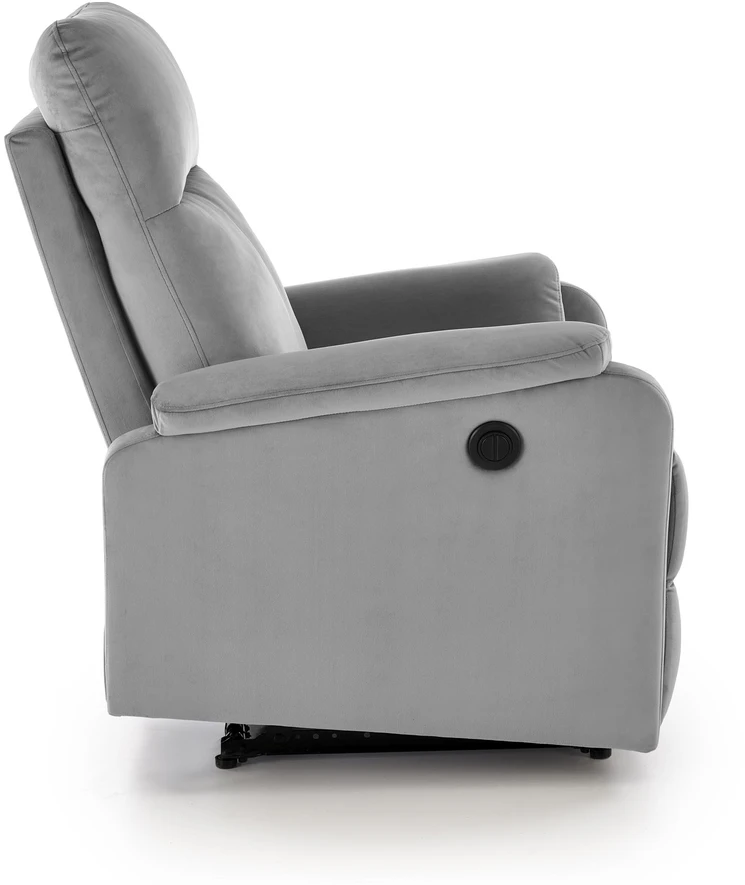 Fotelis CROCUS electric recliner, pilkas