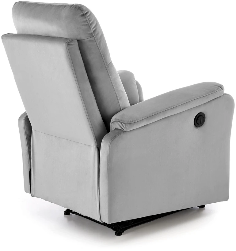 Fotelis CROCUS electric recliner, pilkas