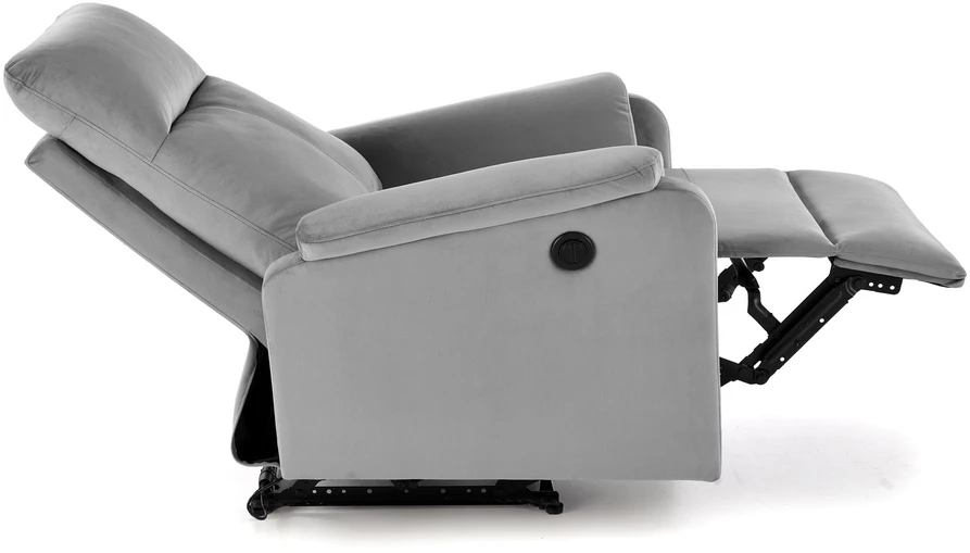 Fotelis CROCUS electric recliner, pilkas