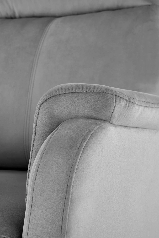 Fotelis CROCUS electric recliner, pilkas