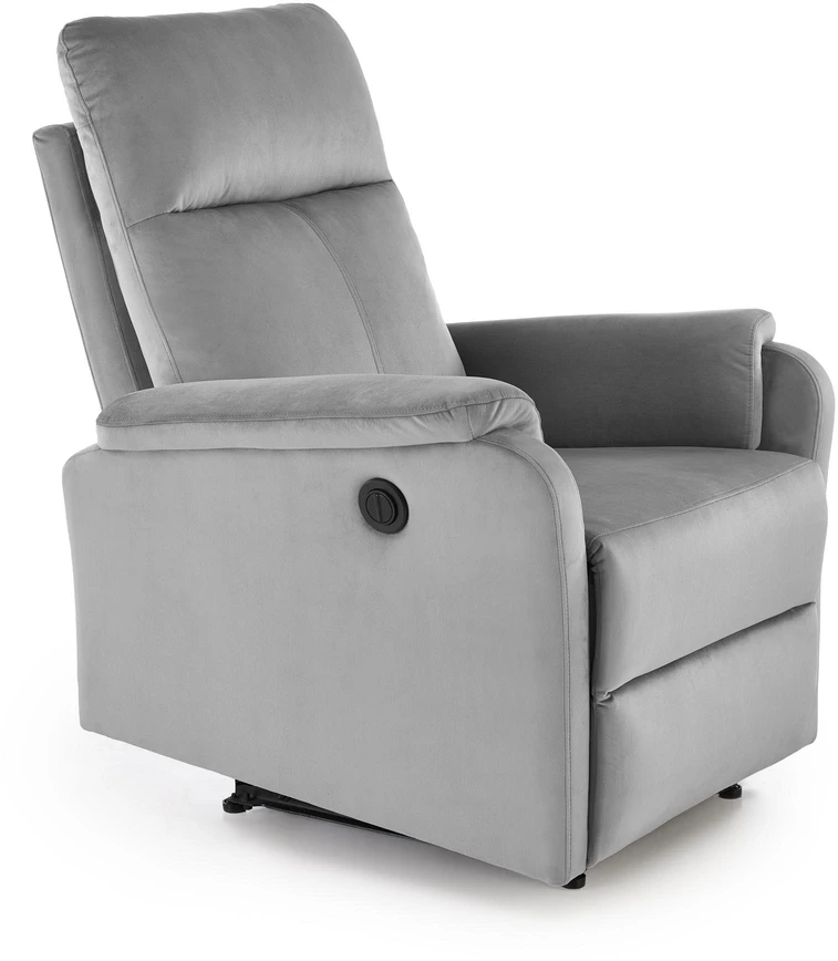 Fotelis CROCUS electric recliner, pilkas