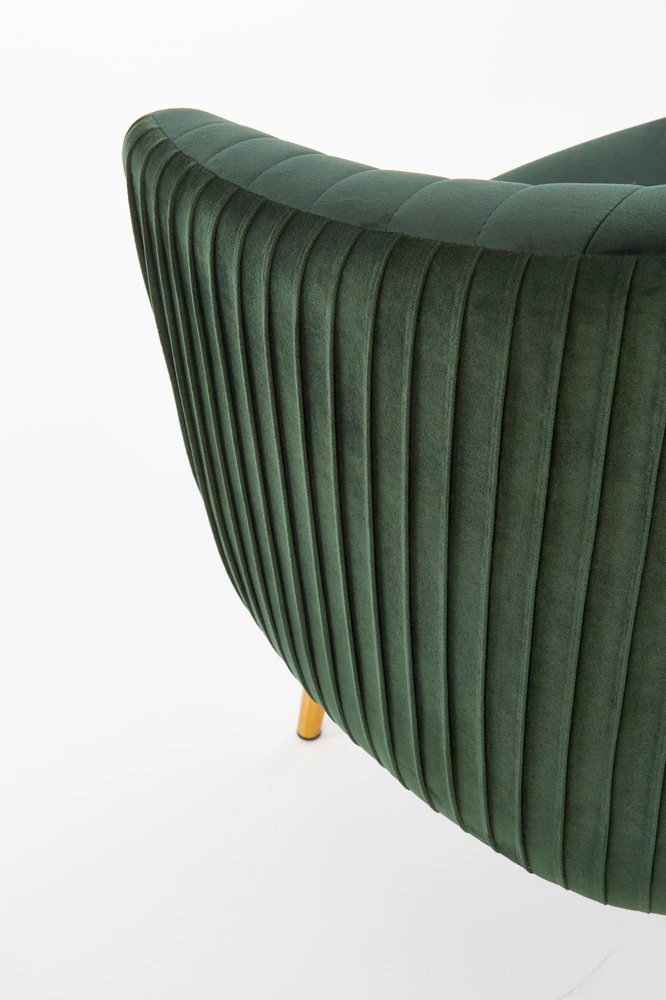 Fotelis CROWN l. chair, color: dark žalias