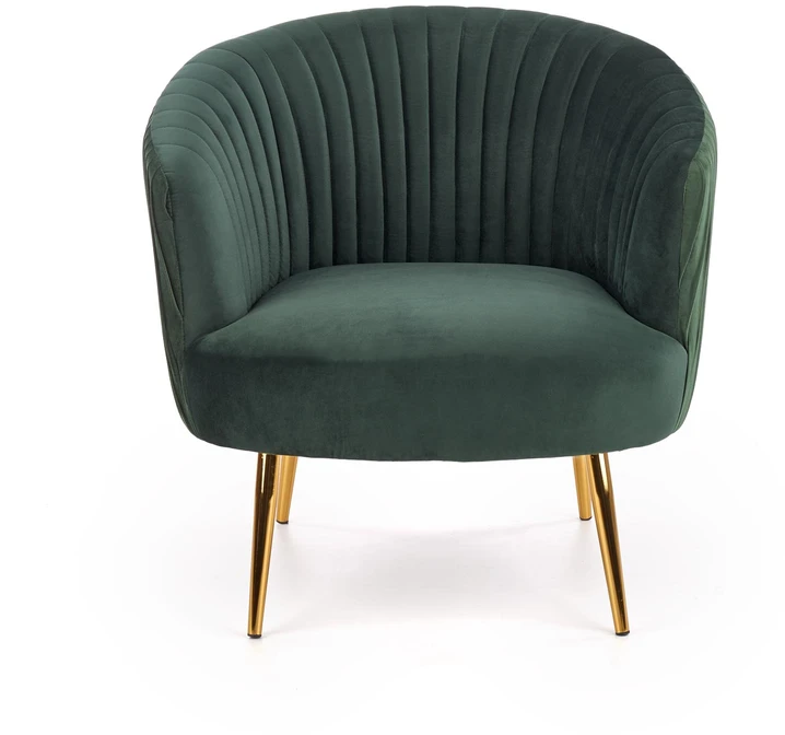 Fotelis CROWN l. chair, color: dark žalias