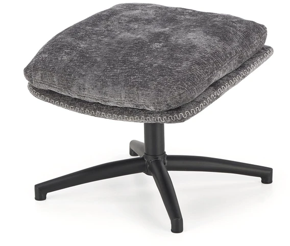 Fotelis DARIO leisure chair, with stool pilkas