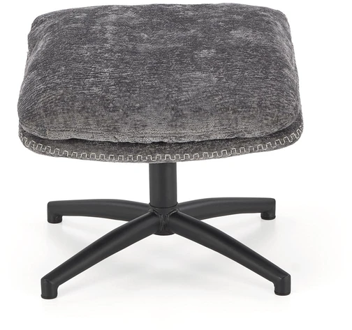 Fotelis DARIO leisure chair, with stool pilkas
