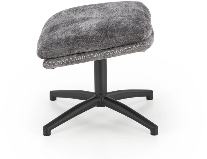 Fotelis DARIO leisure chair, with stool pilkas