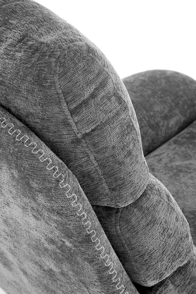 Fotelis DARIO leisure chair, with stool pilkas