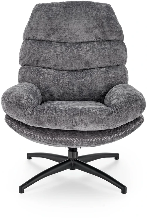 Fotelis DARIO leisure chair, with stool pilkas