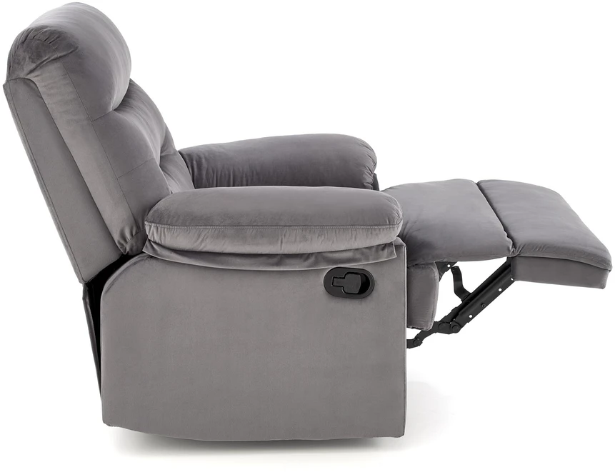 Fotelis DRAGER leisure chair, pilkas