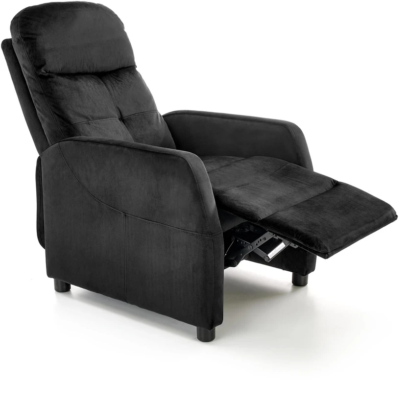 Fotelis FELIPE 2 recliner color: juodas