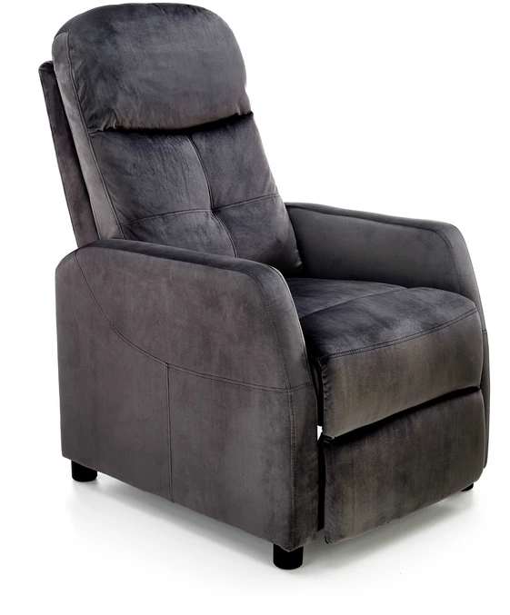 Fotelis FELIPE 2 recliner color: juodas