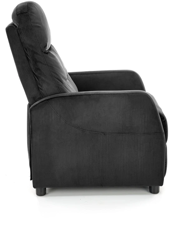 Fotelis FELIPE 2 recliner color: juodas
