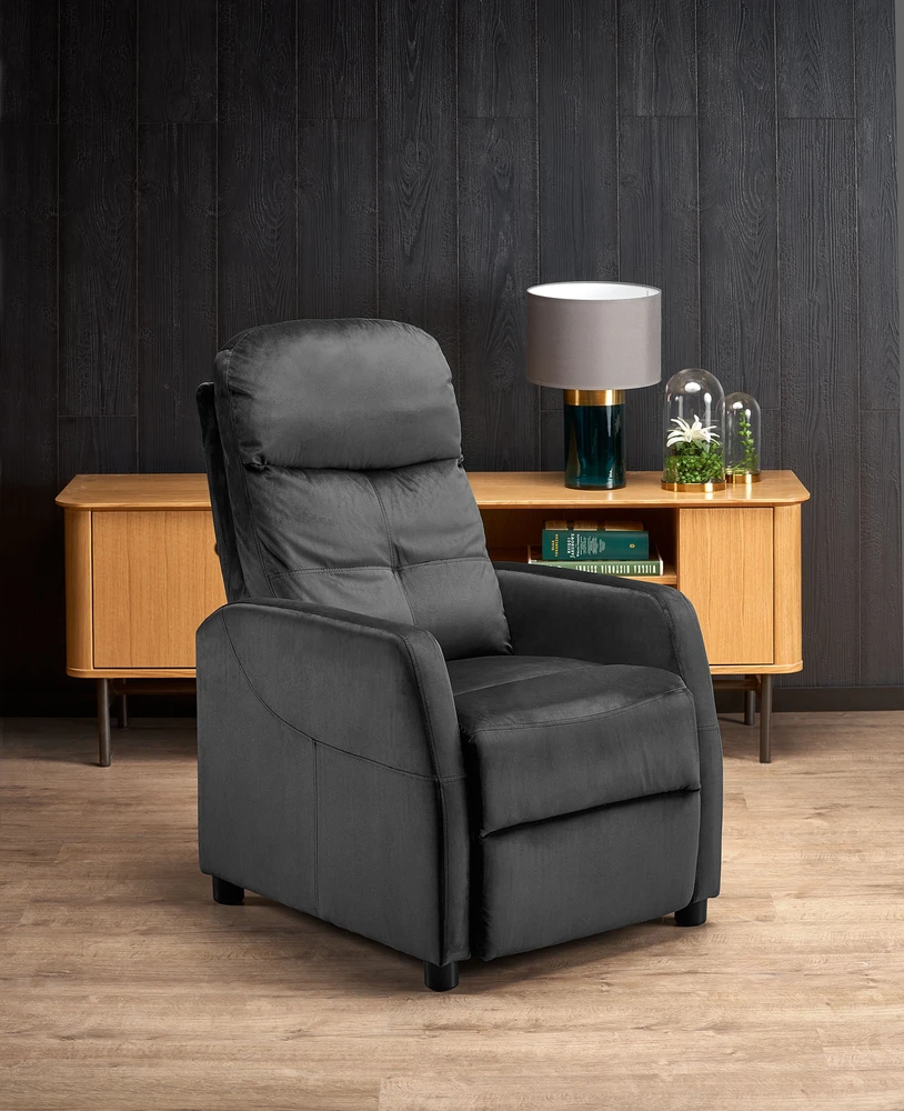 Fotelis FELIPE 2 recliner color: juodas