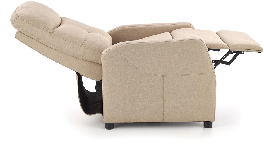 Fotelis FELIPE recliner, color: beige