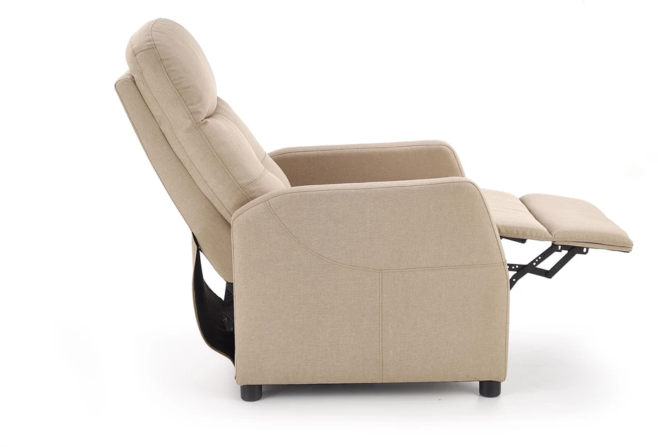 Fotelis FELIPE recliner, color: beige