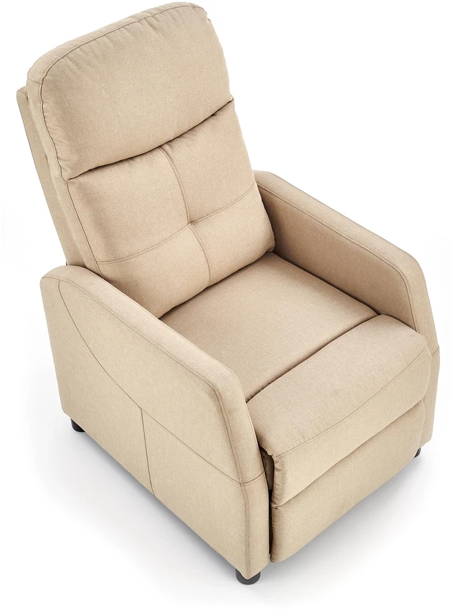 Fotelis FELIPE recliner, color: beige