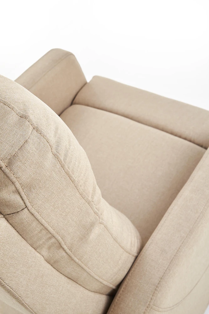 Fotelis FELIPE recliner, color: beige