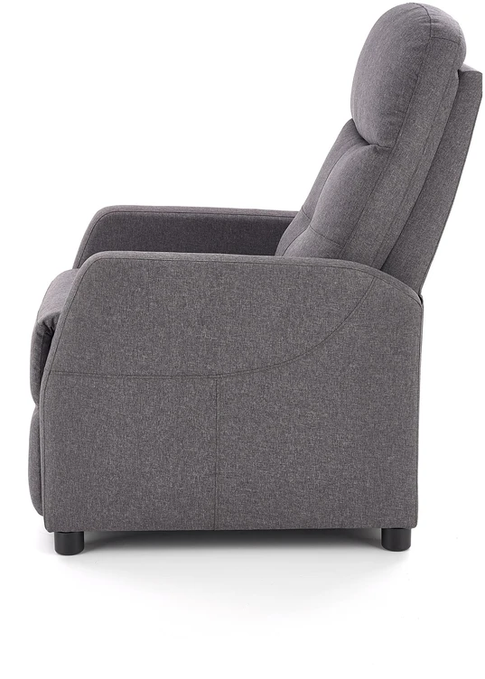 Fotelis FELIPE recliner, color: dark pilkas