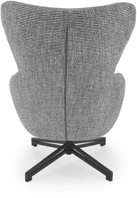Fotelis FREDY leisure chair, with stool, pilkas