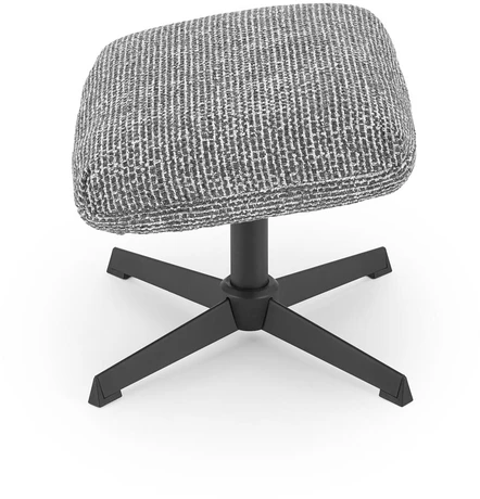 Fotelis FREDY leisure chair, with stool, pilkas