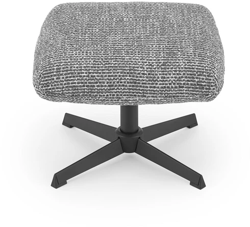 Fotelis FREDY leisure chair, with stool, pilkas