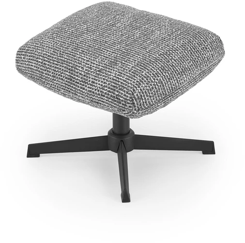Fotelis FREDY leisure chair, with stool, pilkas
