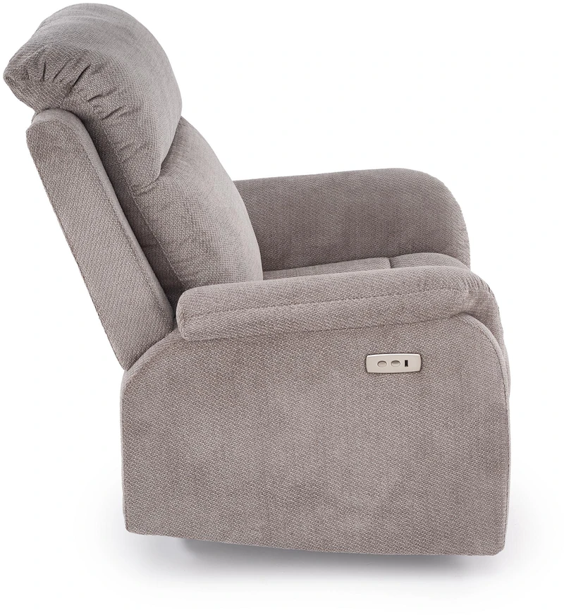 Fotelis GALEON elektrinė recliner, pilka