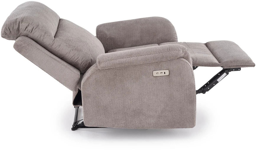 Fotelis GALEON elektrinė recliner, pilka