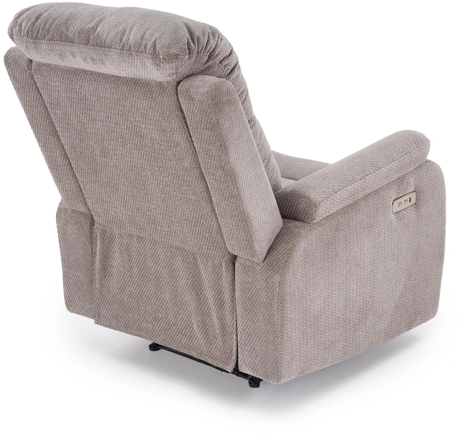 Fotelis GALEON elektrinė recliner, pilka