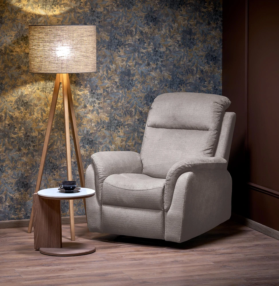 Fotelis GALEON elektrinė recliner, pilka