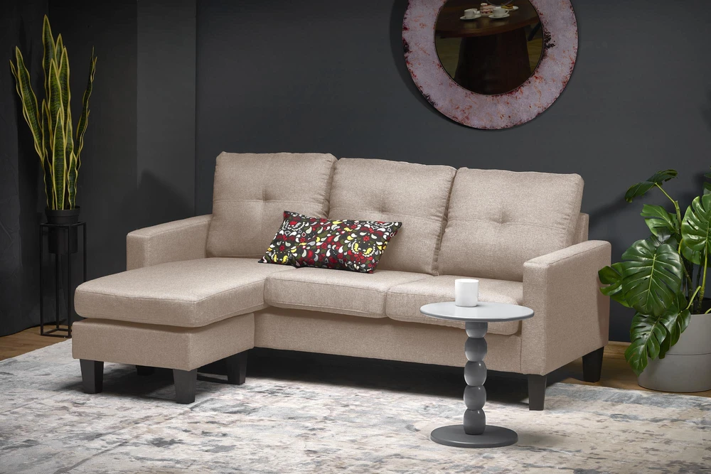 Fotelis GERSON sofa with ottoman, color: beige