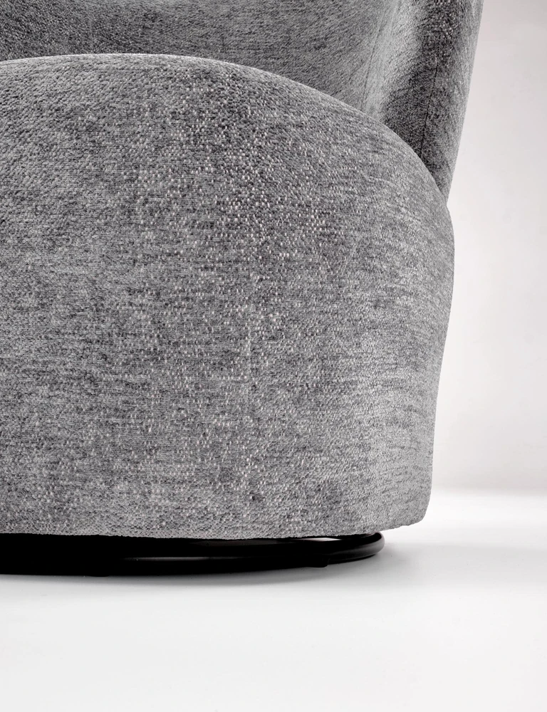 Fotelis GLEN leisure chair, pilkas