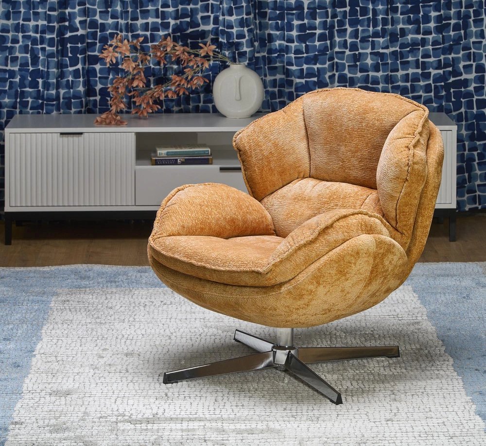 Fotelis GUIDO leisure chair, mustard