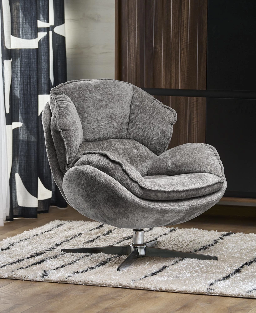 Fotelis GUIDO leisure chair, pilkas