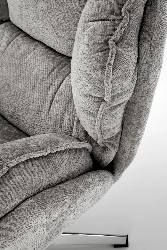 Fotelis GUIDO leisure chair, pilkas