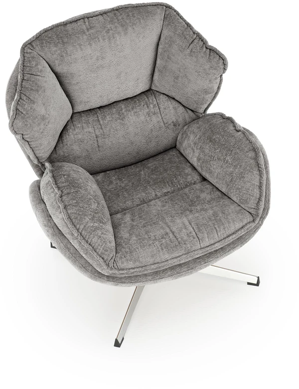 Fotelis GUIDO leisure chair, pilkas