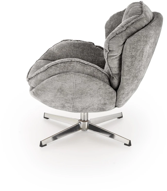 Fotelis GUIDO leisure chair, pilkas