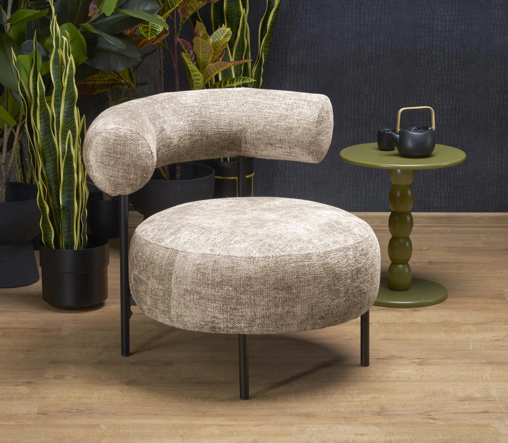 Fotelis HAZARD leisure chair, beige