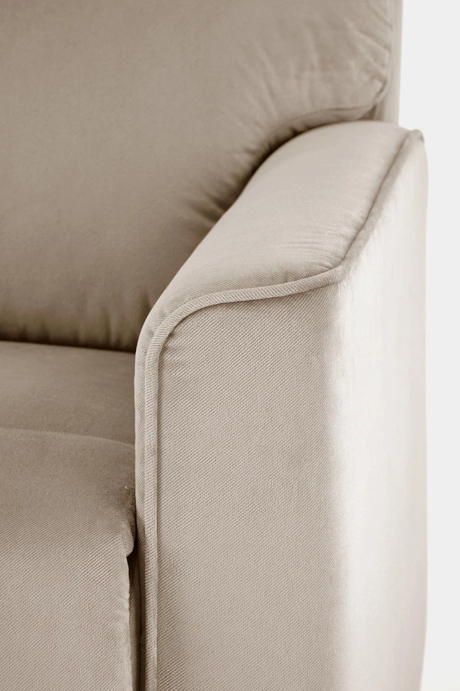 Fotelis KARIM recliner, color: beige